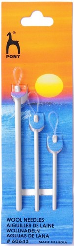 Pony wool needles pack - wool, 3