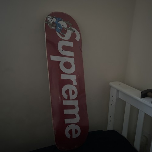 Supreme smurf skateboard - smurf,