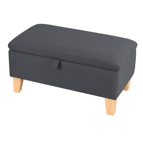 Rectangular storage footstool - rectangular,