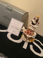 Royal worcester  A PRECIOUS PURCHASE FROM STOW FAIR. BOX-CERTIFICATE 