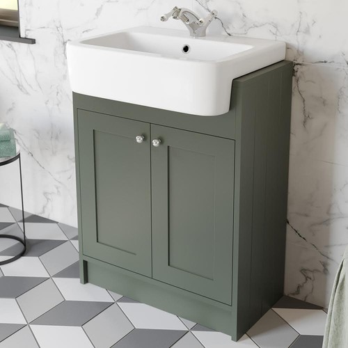 Green traditional freestanding - traditional,