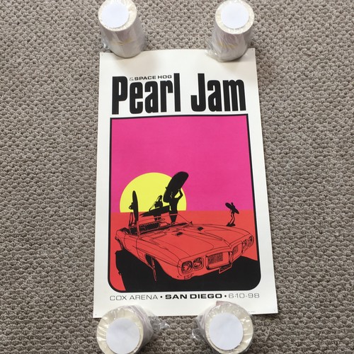 Vintage pearl jam poster - pearl,
