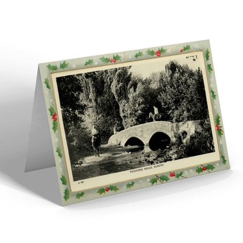 Xmas notelet vintage - notelet,