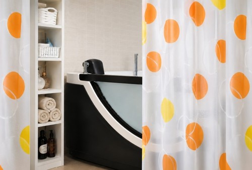 Spirella bubble orange - orange, shower