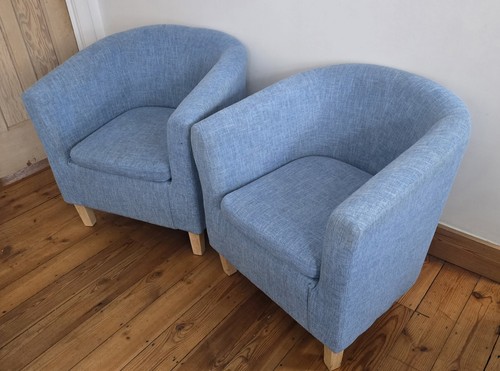 Armchairs tub chairs blue - armchairs,,