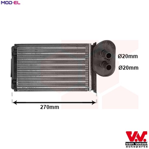 Heat exchanger interior - heat,