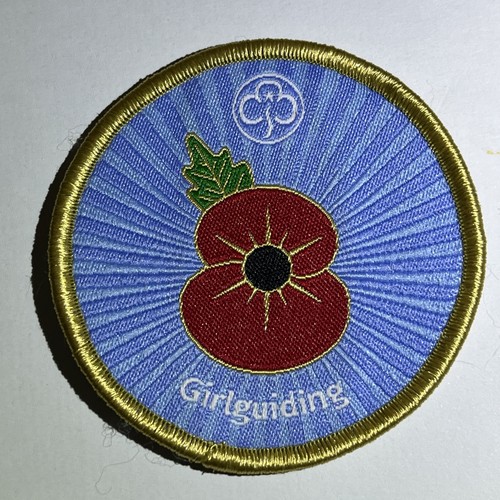 Girlguiding remembrance badge - remembrance,