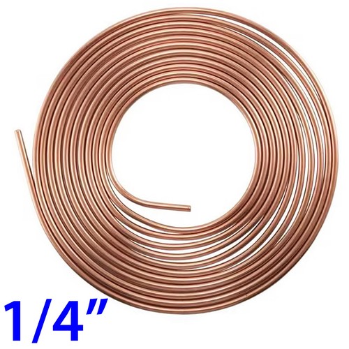 Inch copper pilot tube - 1/4",
