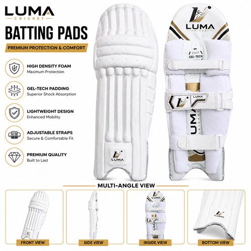 Luma cricket batting pads - batting,