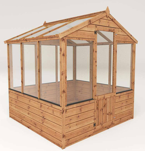 6x6 wooden greenhouse - 6x6, garden