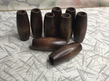 Qty 10 Vintage Chunky Wooden