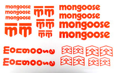 Any Colour 21  x Mongoose bike frame decals  stickers  7 years external vinyl 