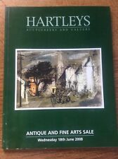 Hartleys Ilkley Auction Catalogue Antique & Fine Arts Sale June  2008