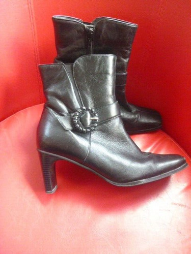 Ladies pavers black leather - ladies,