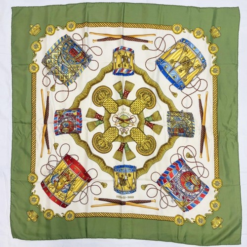 Hermes carre silk scarf les - carre,