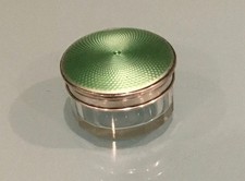 Silver Guilloche Lidded