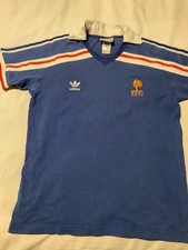 France 86 Vintage Adidas Football Shirt, Medium 