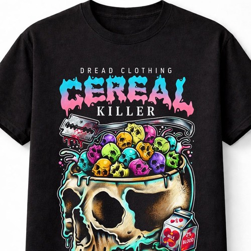 Cereal killer skull funny - cereal,