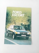 Ford Escort Owner Handbook Dated 1980 8th Edition Used Condition With Marks 