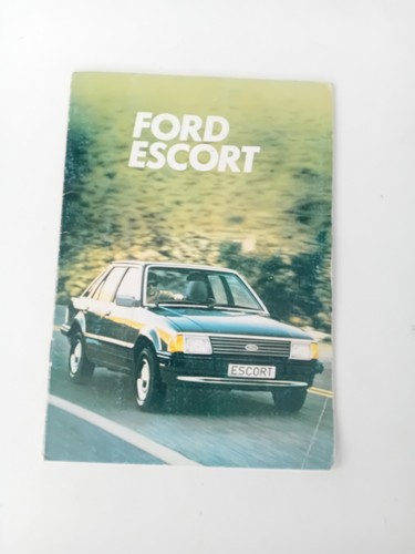 Ford escort owner handbook - owner,