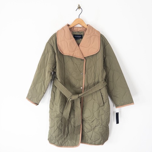 Nuage quilted belted trench - nuage,