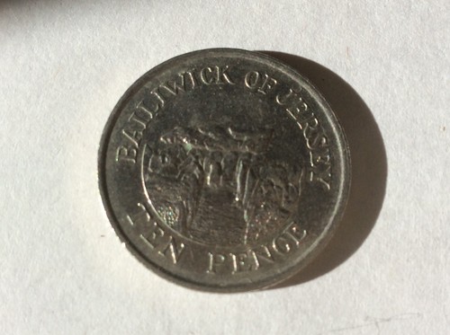 Bailiwick jersey 10p coin - bailiwick,