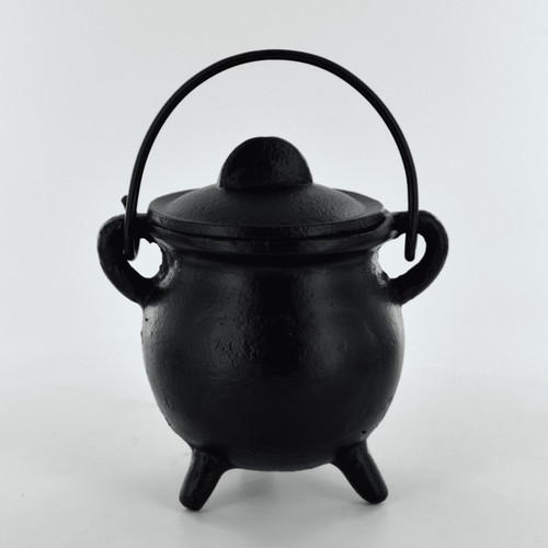 Cast iron cauldron plain - cast,