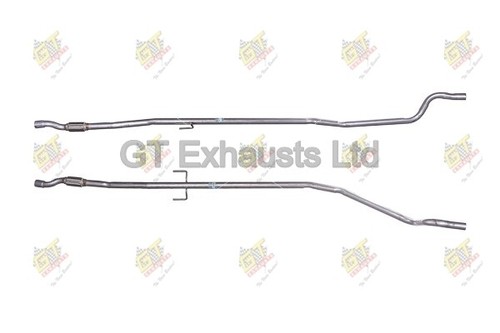 Exhaust centre pipe for opel - exhaust,