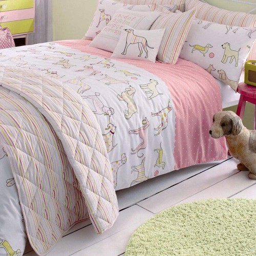 Top dog quilted bed throw - top, by