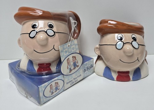 Pair vintage tetley tea - of,
