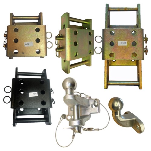 Adjustable tow hitch - adjustable, drop