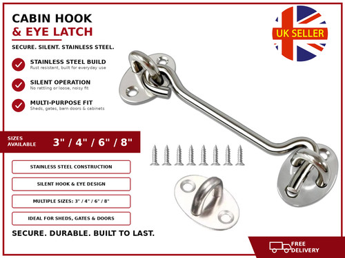 Cabin hook and eye - hook,
