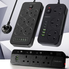 3/6 Way Gang 2m/3m/5M Cable