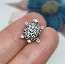 NEW Genuine Pandora Sterling Silver Sparkling Pave Sea Turtle Charm  S925 ALE ?