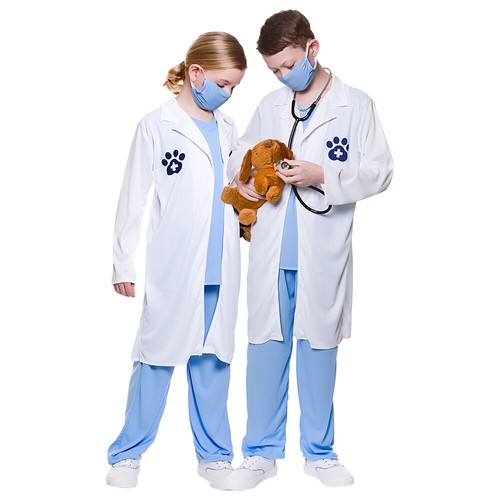 Child animal loving vet - child,