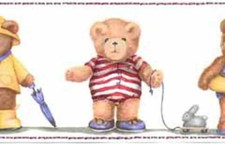 Teddy Bear Wallpaper Border
