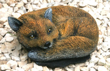 Red Fox Cub Garden Stone