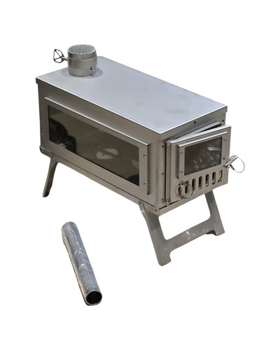 Camping wood burner foldable