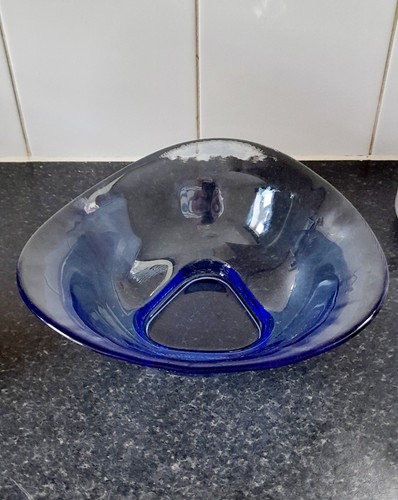 Vintage cobalt blue art deco - cobalt,
