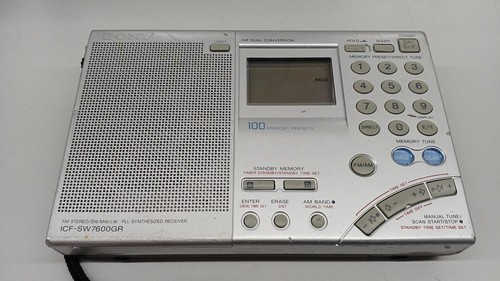 Used sony icf sw7600gr world - sony, icf-sw7600gr
