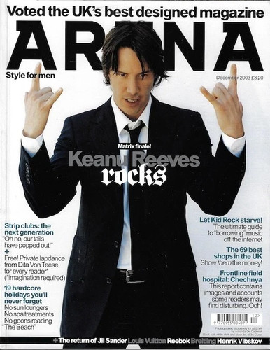 Arena magazine keanu - magazine, reeves