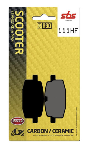 Sbs brake pad ceramic street - pad,