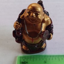 Gold And Brown Budda Figurine
