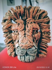 Decrotive Small Lions Face Ornament 6 Inches Tall Good Condition