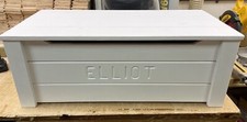 PERSONALISED WHITE TOY BOX