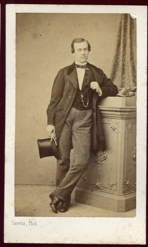 Photo cdv carette lille - carette,