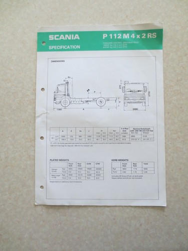 Original scania p112m4x2rs - original,