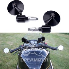 Motorcycle 7/8" CNC Bar End Rearview Mirrors For Suzuki GSXR600 GSXR750 GSXR1000