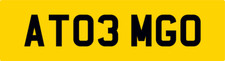 ATOM GO ! REG NUMBER PLATE