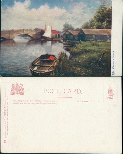 Wroxham bridge tucks - wroxham, oilette